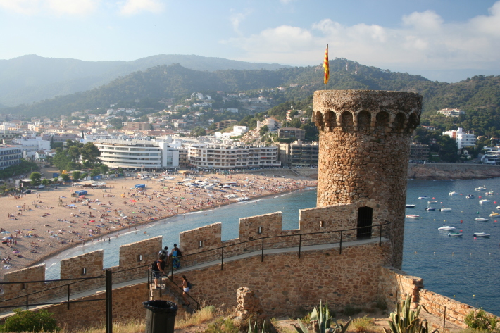 Monumentul Tossa de Mar din Costa Brava, Foto: en.wikipedia.org