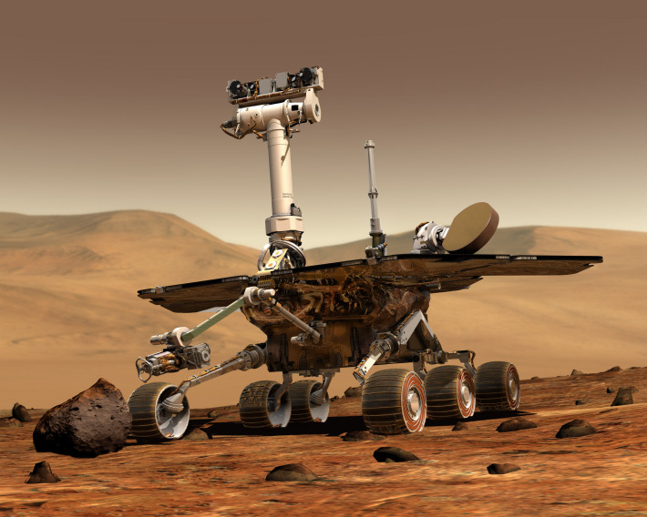 Robotul Spirit in misiune pe Marte in 2003, Foto: en.wikipedia.org