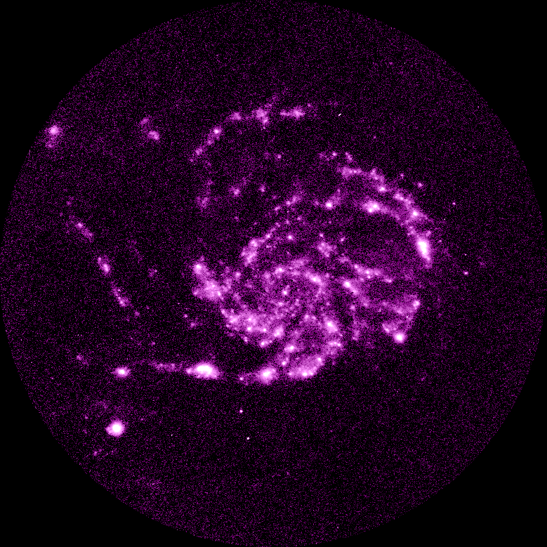 M101 in ultraviolet, Foto