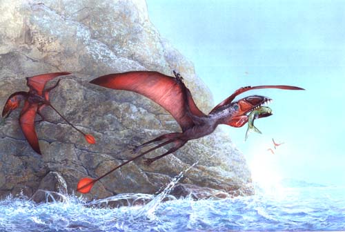 Dimorphodon, Primul dinozaur zburator, Foto: dinosaurss.blog.cz