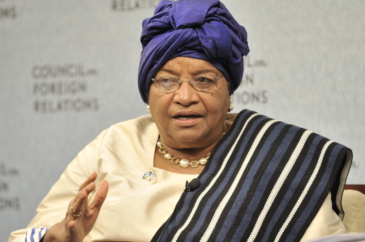 Presedintele Ellen Johnson Sirleaf , Foto: diplomaticourier.wordpress.com