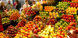 Fruits and vegetables