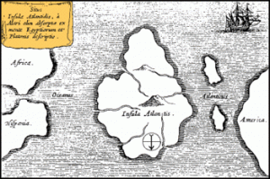 Harta a Atlantisului, foto: wikipedia