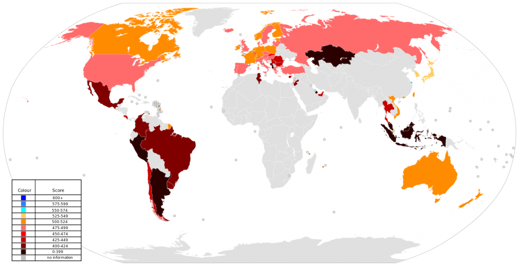 Rezultate la testul PISA in lume Rezultate la testul PISA in lume