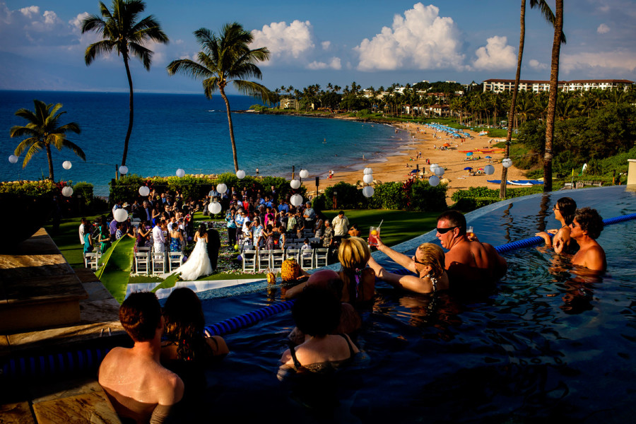 Tammy and Layne's wedding at the Four Seasons Resort in Wailea, Maui Hawaii