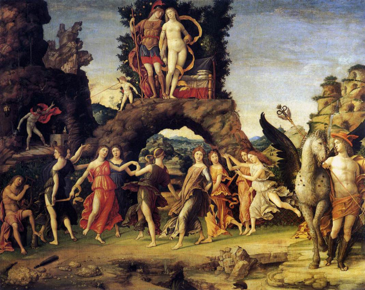 Andrea Mantegna; Parnasul, Foto: italia-italia.info