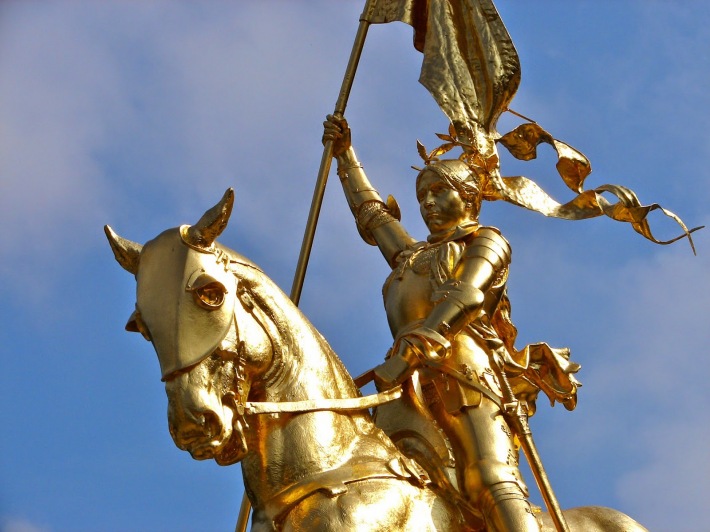 Jeanne d'Arc; Emmanuel Frémiet, Foto: opaltwins.blogspot.ro