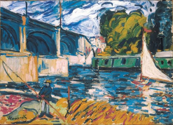 Pictura de Maurice de Vlaminck, Foto: sami-snatsalyorumlar.blogspot.ro