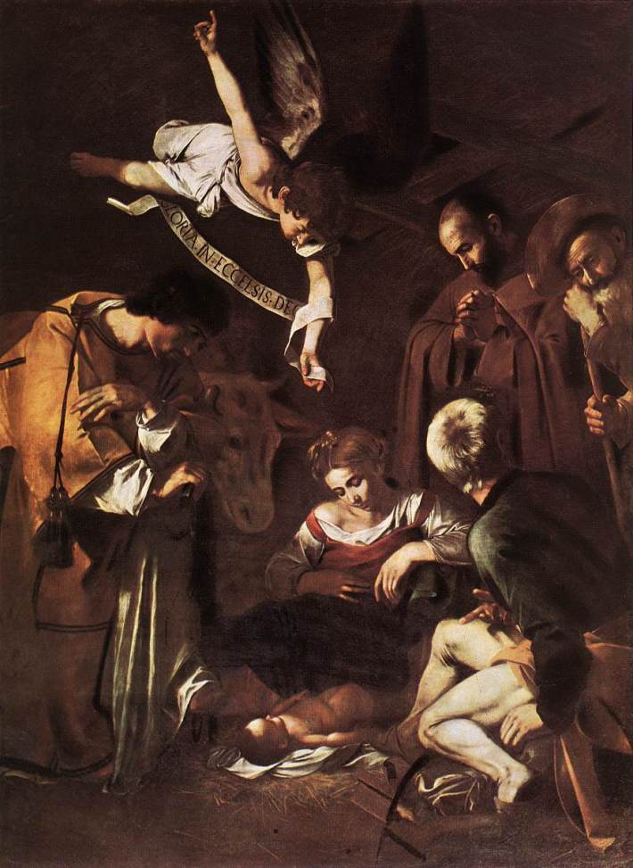 Michelangelo Merisi da Caravaggio; Nasterea Domnului, Foto: arecatholicschristian.wordpress.com