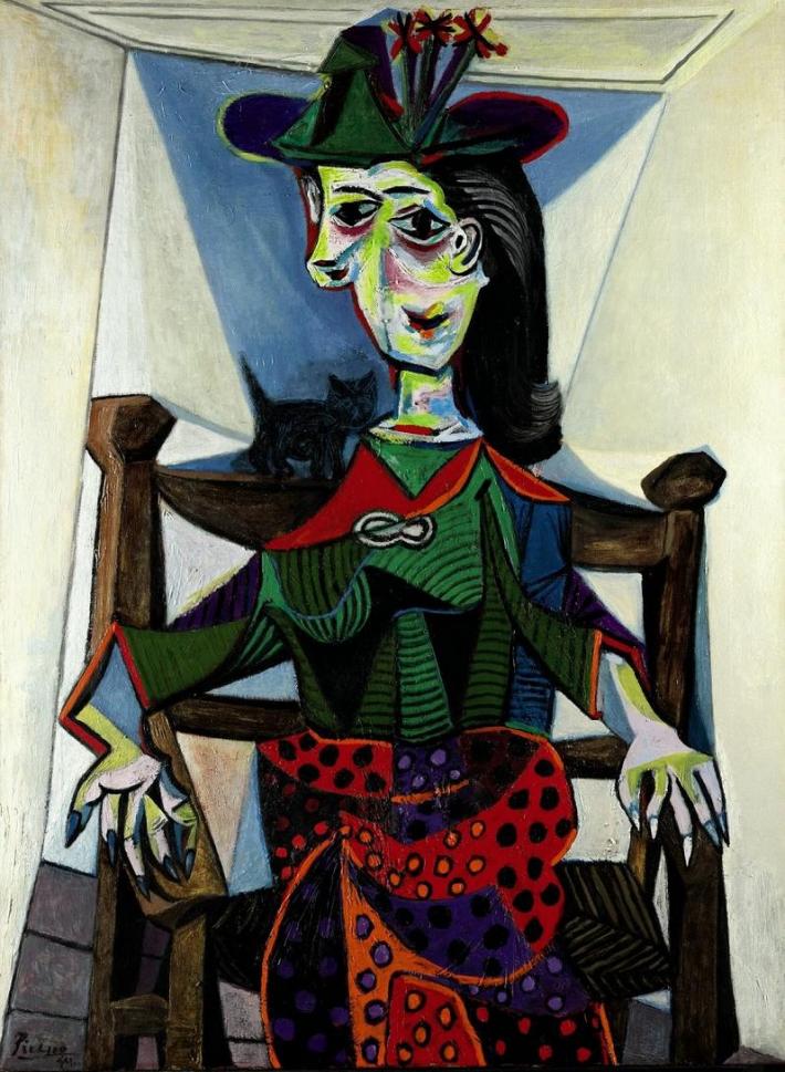 Pablo Picasso; Dora Maar With Cat, Foto: oracoolblog.wordpress.com