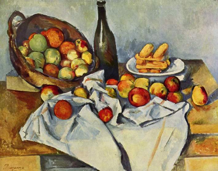 Paul Cezanne; Cos cu mere, Foto: zoilaoca.wordpress.com