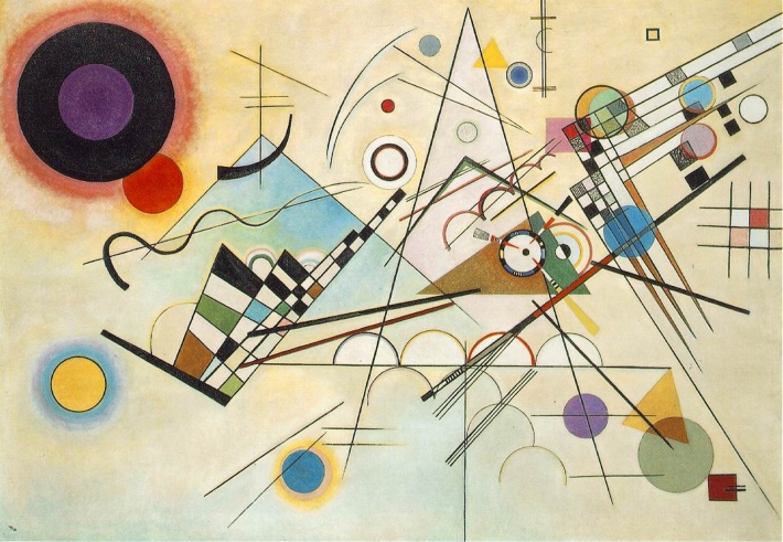 Pictura de Wassily Kandinsky, Foto: 3d-car-shows.com