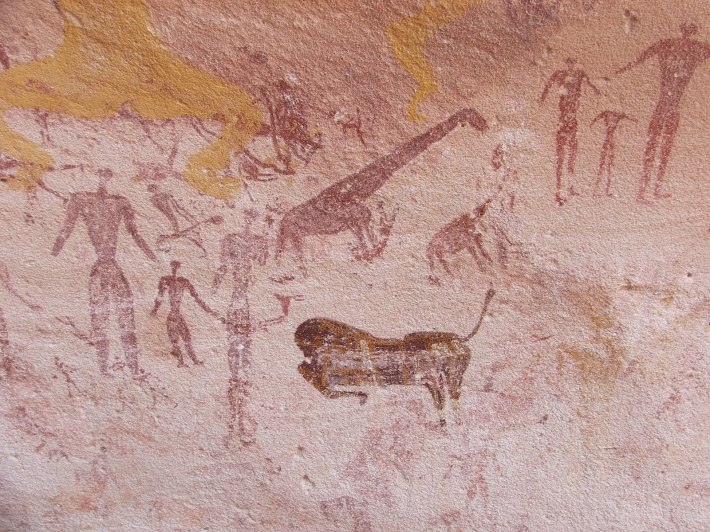 Picturi rupestre din Africa, Foto: egyptiandeserts.wordpress.com