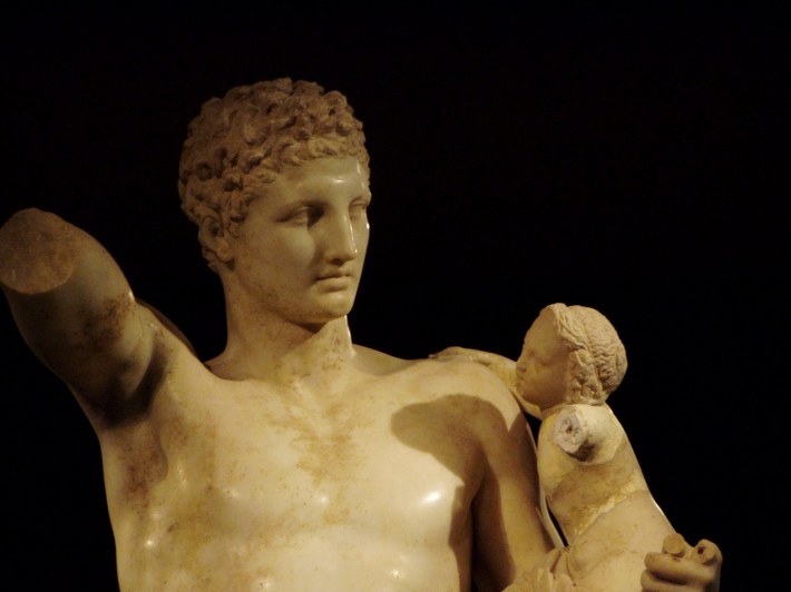 Praxiteles; Hermes, Foto: historum.com