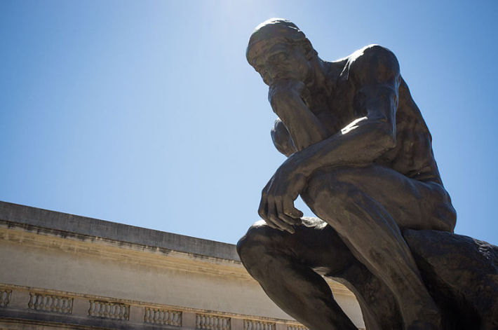 Rodin; Ganditorul, Foto: economicstudents.com