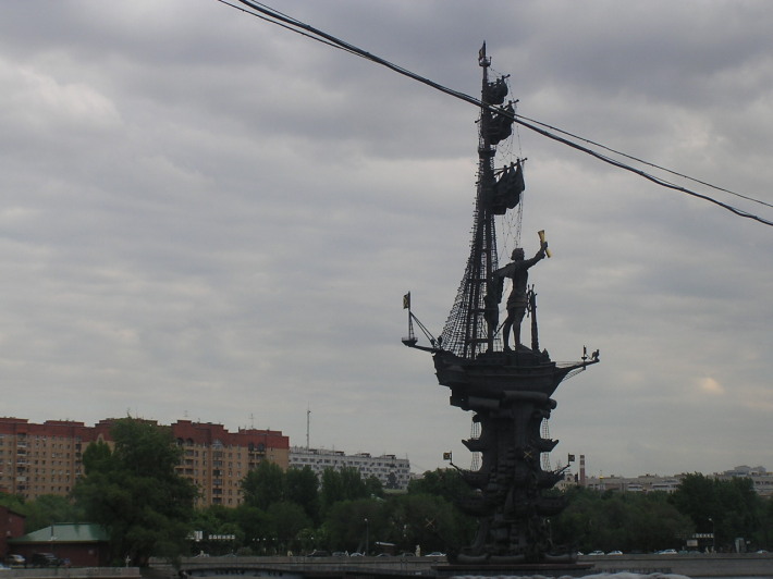 Statuia lui Petru cel Mare din Moscova, Foto: rusticrecluse.wordpress.com