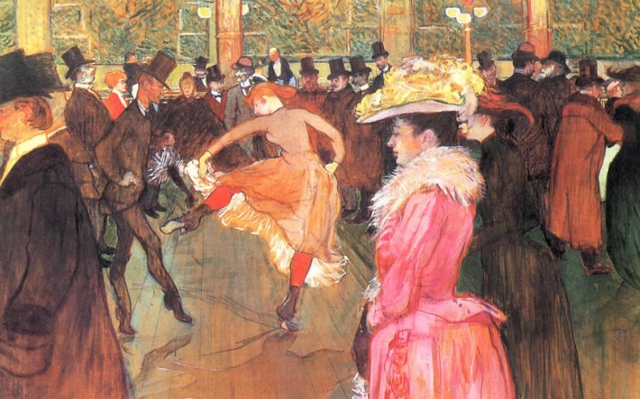 Toulouse Lautrec; Moulin Rouge, Foto: unavidaenlosaromos.blogspot.ro