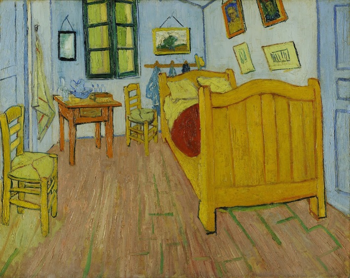 Vincent van Gogh; Dormitorul in Arles, Foto: artealasocho.blogspot.ro