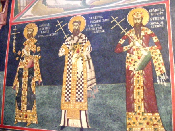 biserica borzesti pictura murala