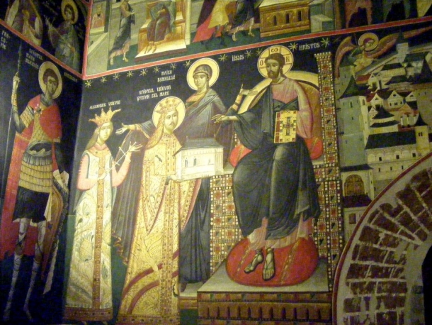 biserica borzesti stefan pictura