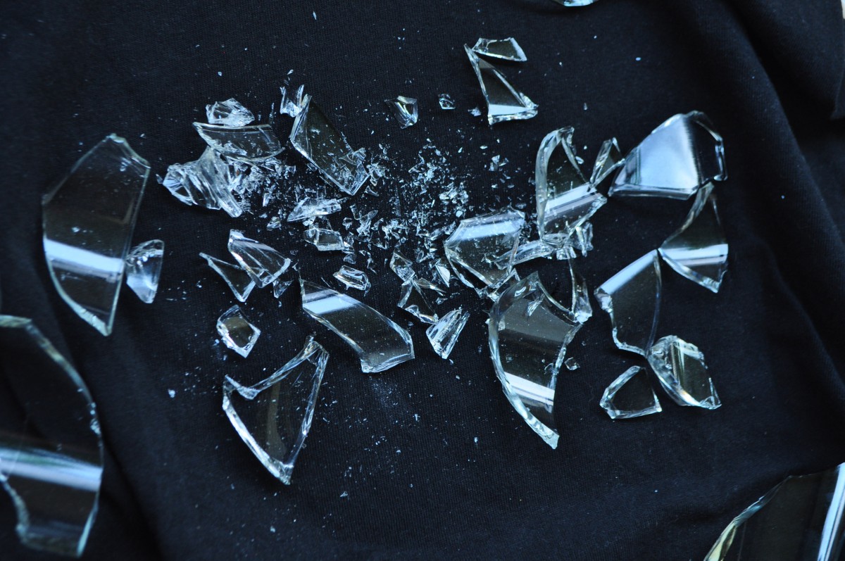 Broken glass