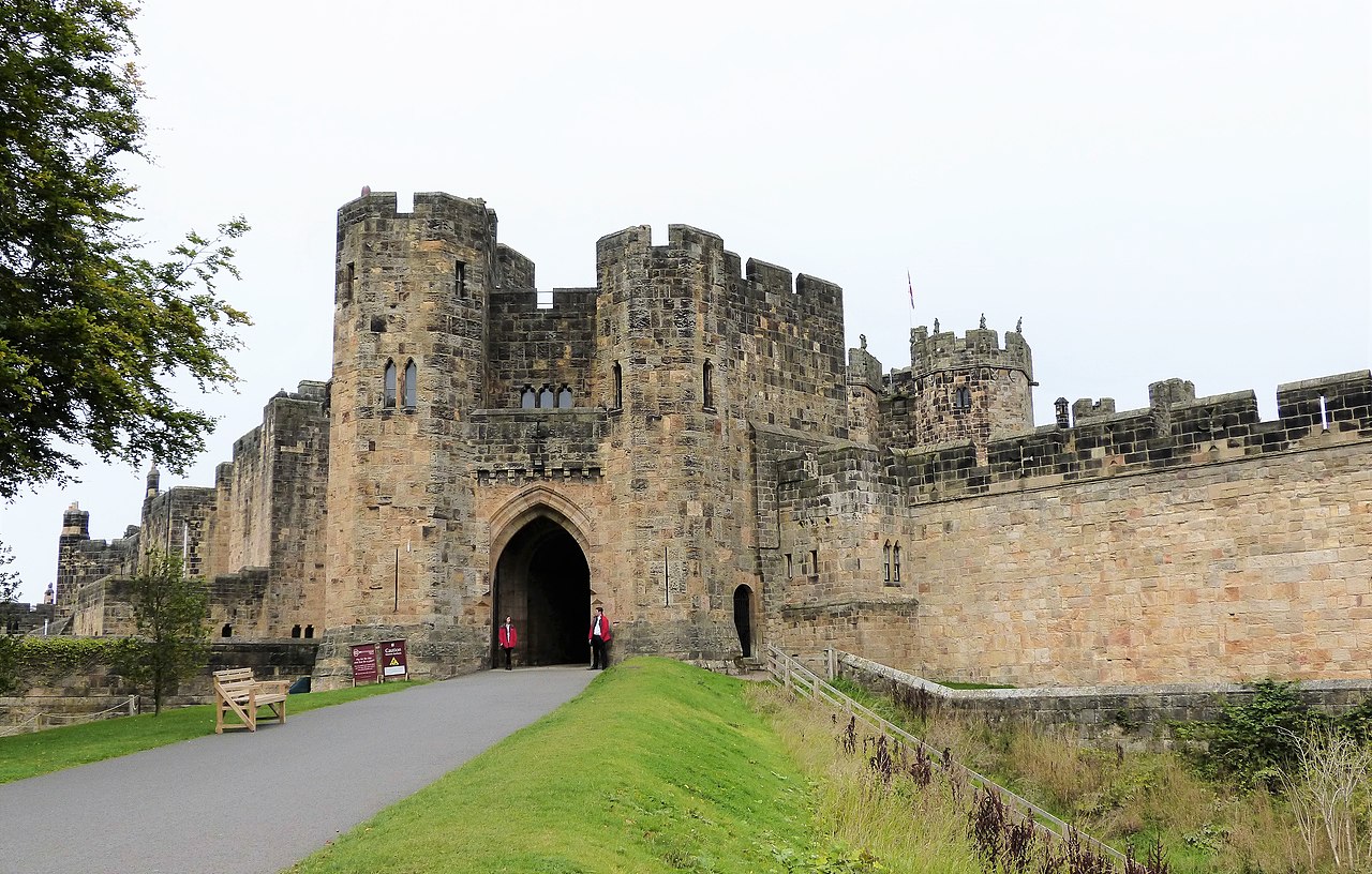 Castelul Alnwick intrarea