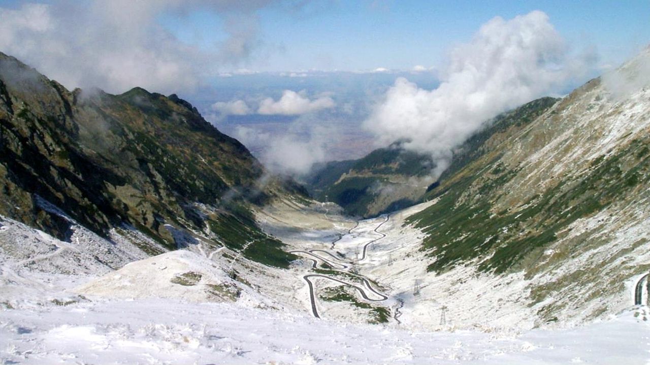 Transfagarasan iarna