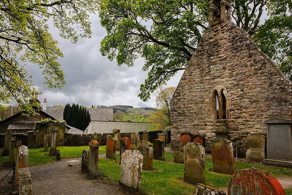 ruina bisericii Alloway Auld Kirk