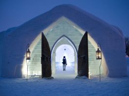 Hotelul de gheata din Quebec
