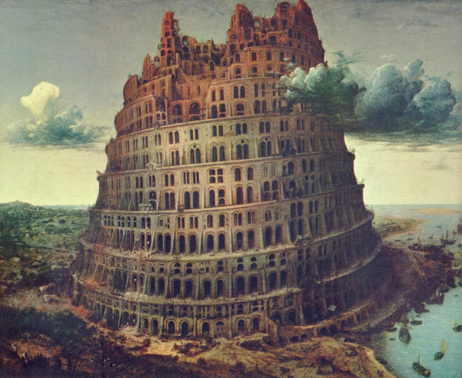 Turnul Babel, pictura de Pieter Bruegel