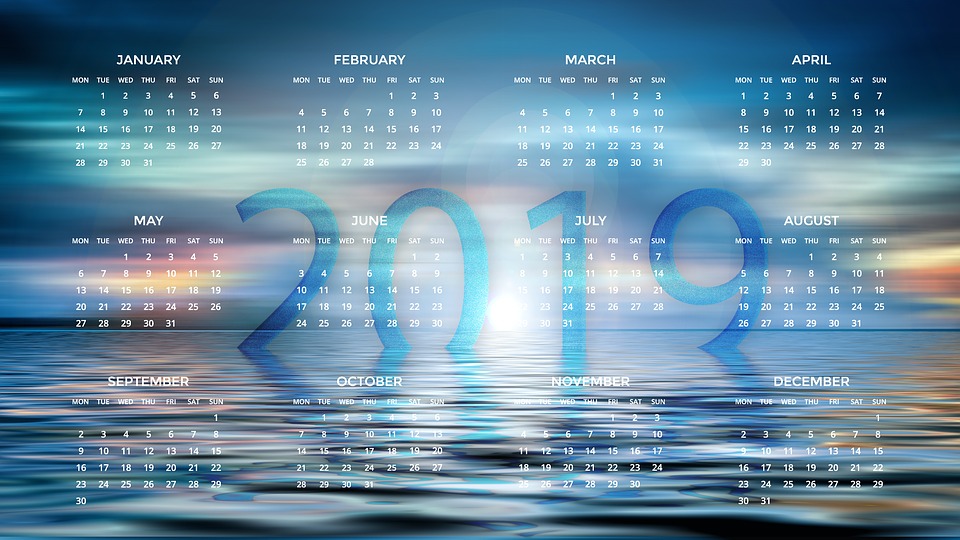 Anul 2019 din perspectiva astronomică şi astrologică, calendar 2019