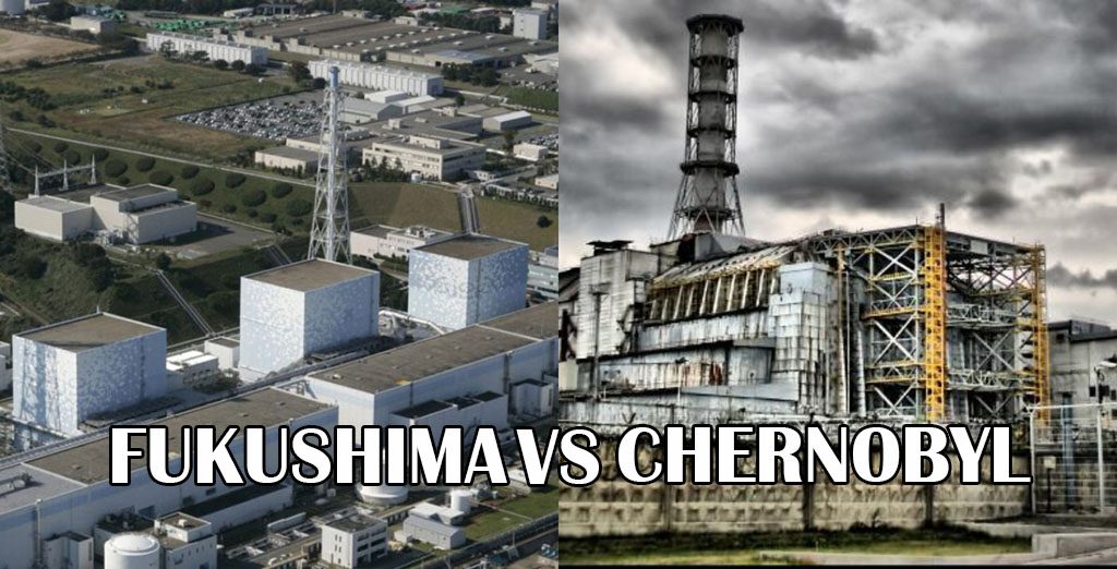 Fukushima vs. Cernobil