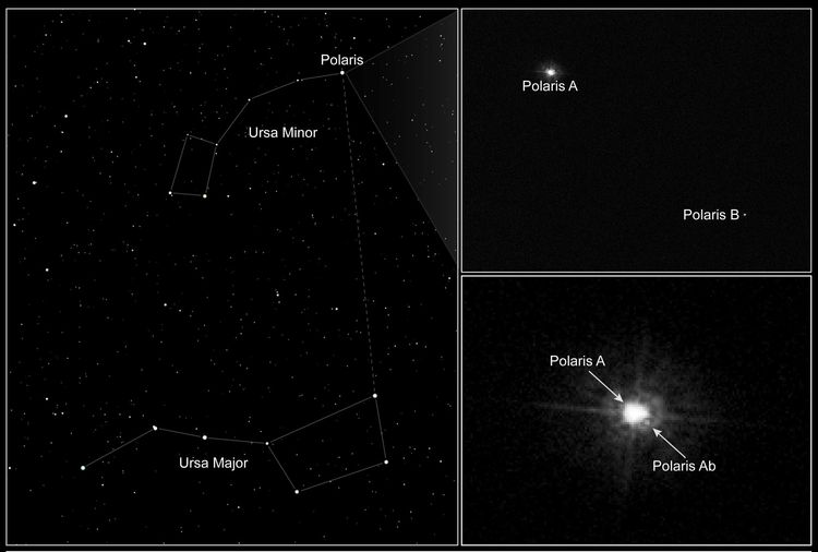 Steaua Polară vazuta de telescopul Hubble