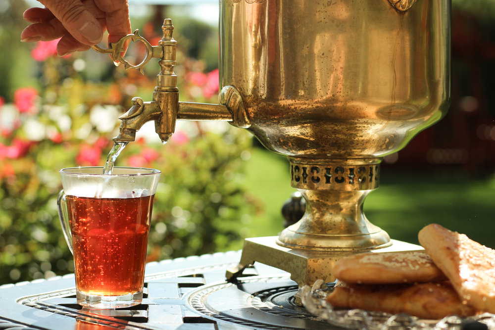 Ritualul ceaiului in Rusia, samovar