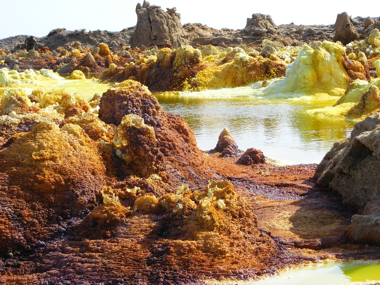 10 locuri enigmatice, Câmpul hidrotermal Dallol din Etiopia