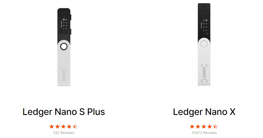 Comparatie intre Ledger Nano S Plus si Nano X