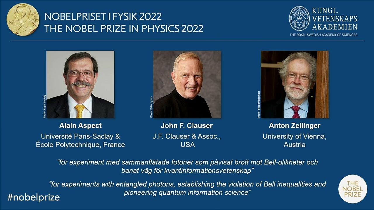 Premiul Nobel 2022 pentru Fizică