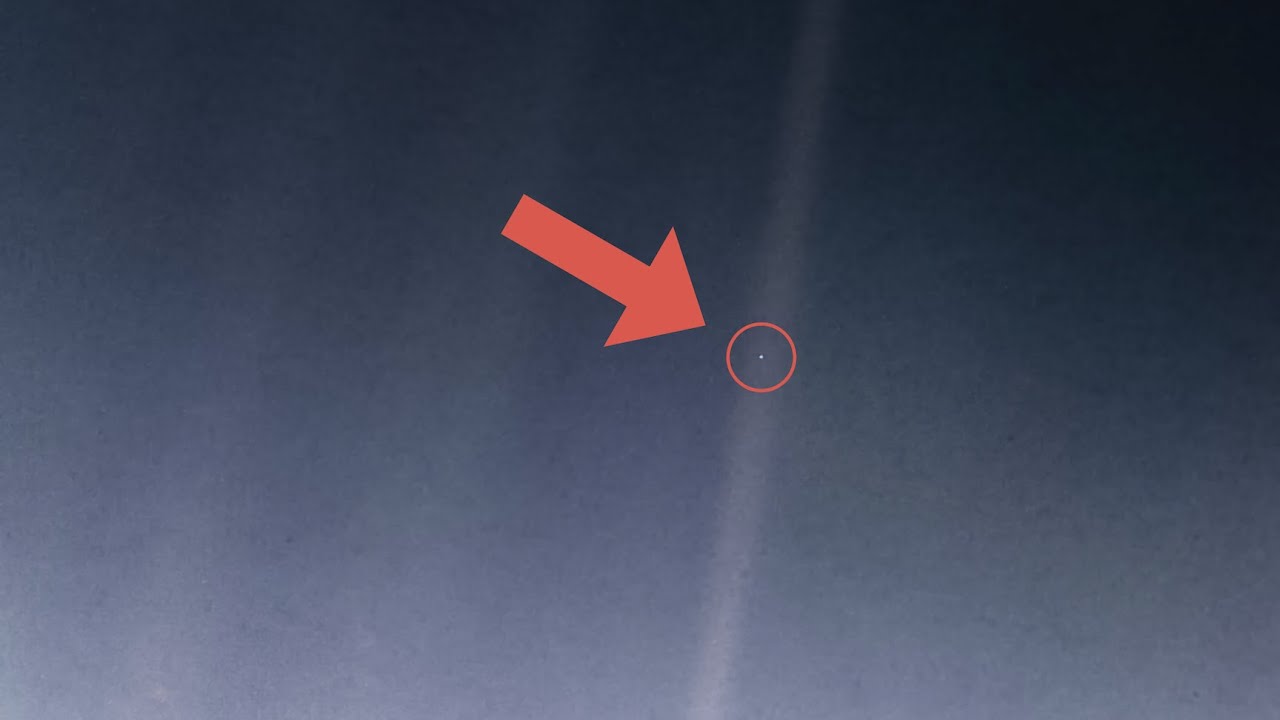 Pale blue dot (Un punct albastru pal)
