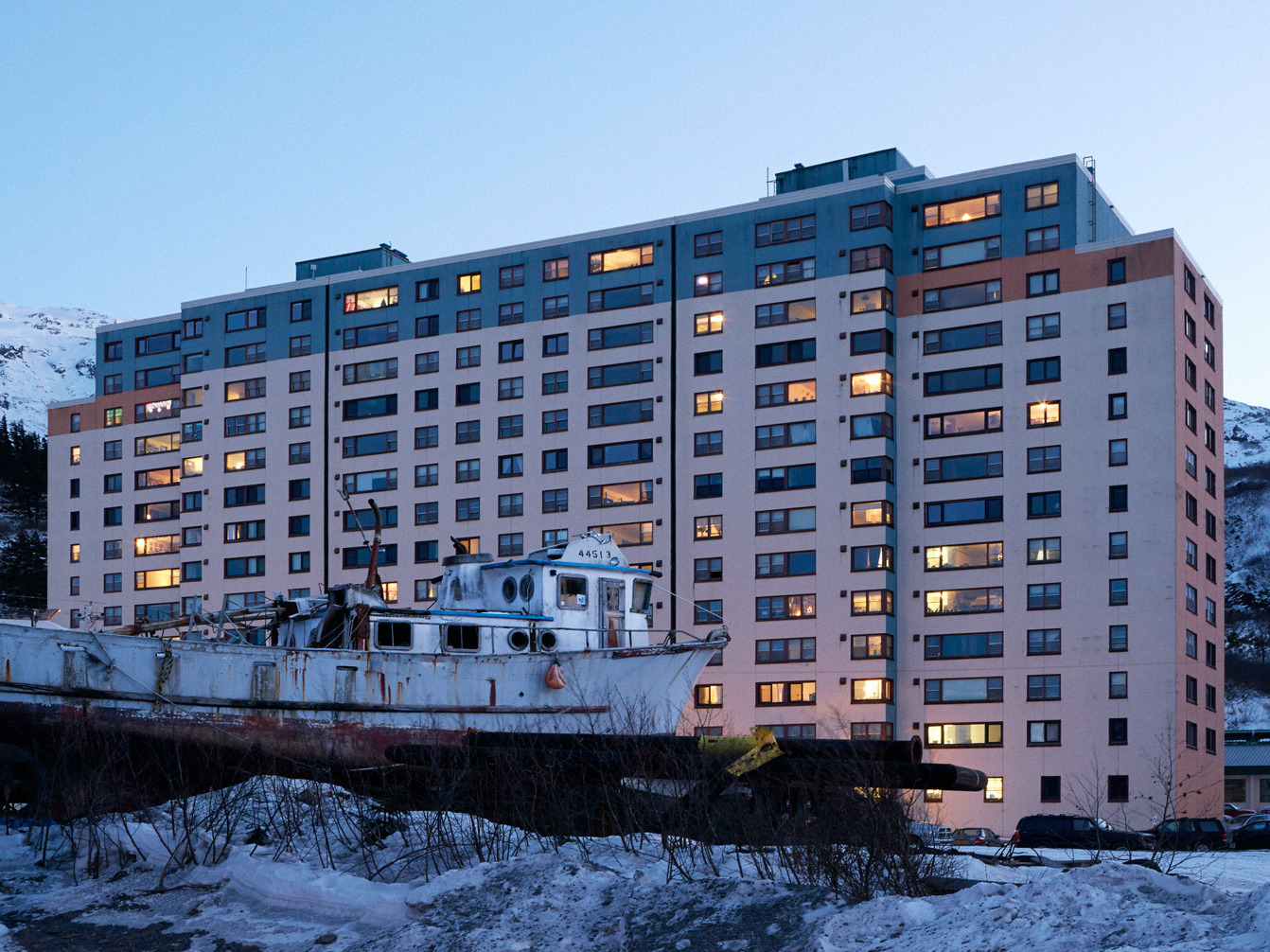 Whittier, Alaska, Begich Towers