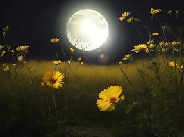 Luna plină din 23 mai 2024 (Luna florilor)