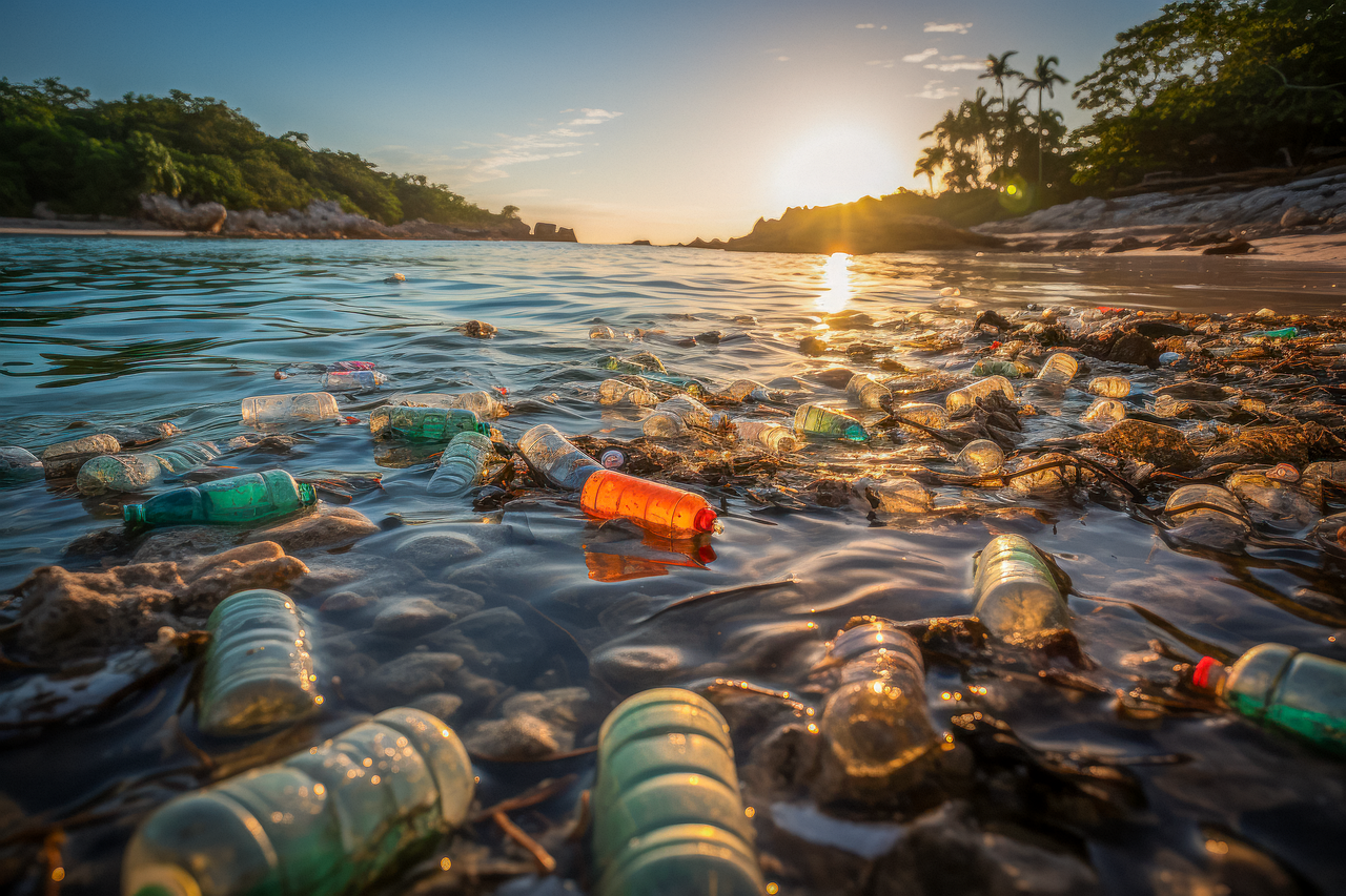 Microplasticele, poluarea