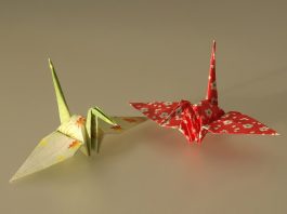 Origami, Cocorul