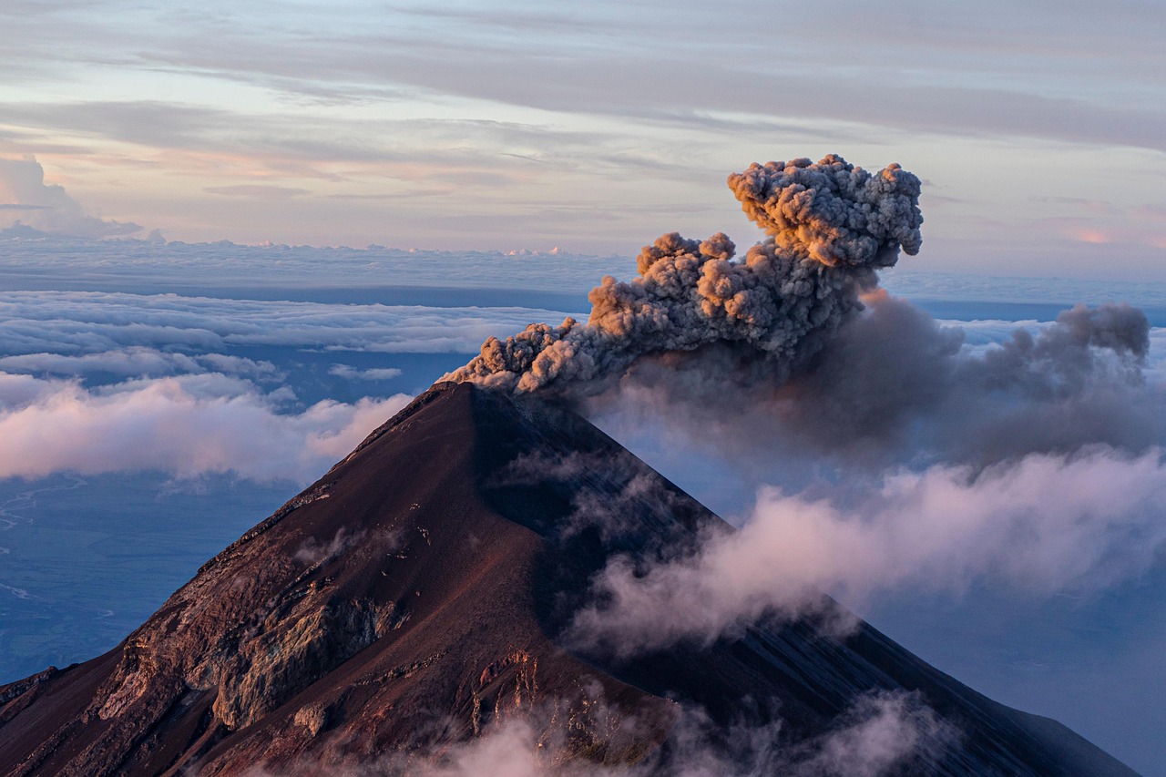 Evenimente naturale formidabile, eruptii vulcanice