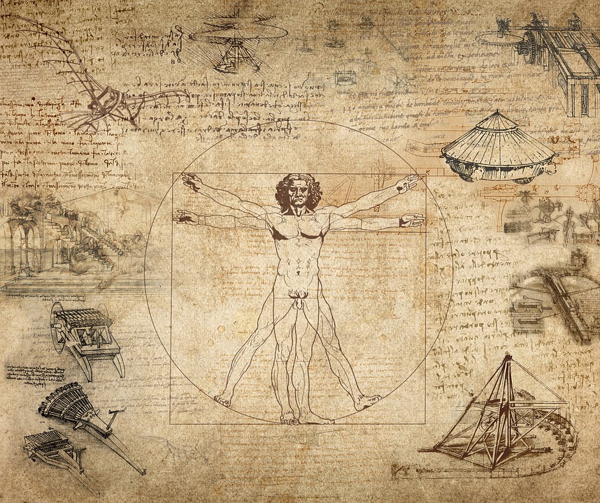 Omul vitruvian, Leonardo Da Vinci